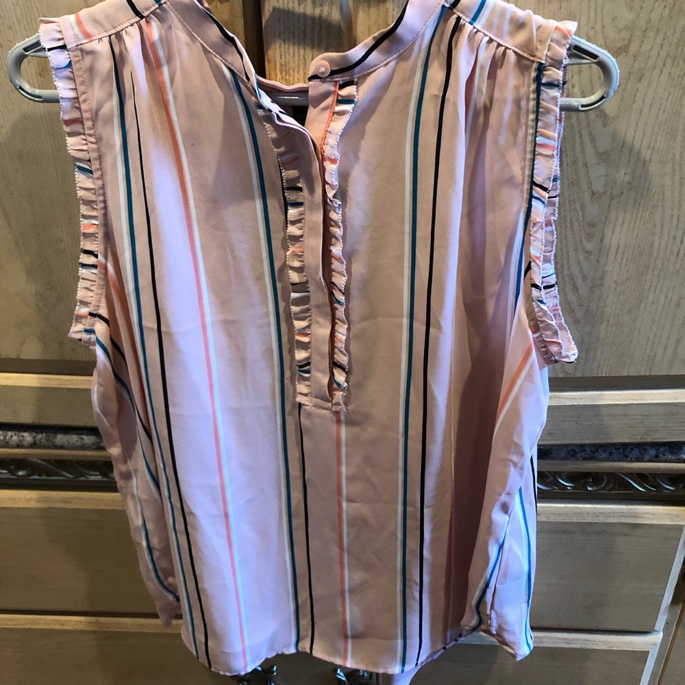 Pinkish/cream striped tank